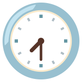 Ore sette e mezza - Noto Color Emoji