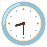 Ore otto e mezza - Noto Color Emoji