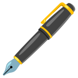 Penna stilografica - Noto Color Emoji
