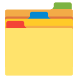 Divisori per schedario - Noto Color Emoji