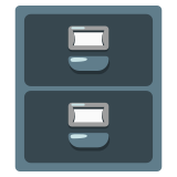 Schedario da ufficio - Noto Color Emoji