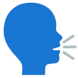 Persona che parla - Noto Color Emoji