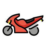 Motocicletta - OpenMoji