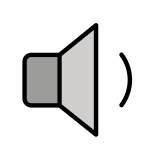 Altoparlante a volume basso - OpenMoji