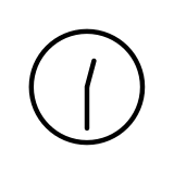 Ore dodici e mezza - OpenMoji