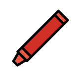 Pastello a cera - OpenMoji