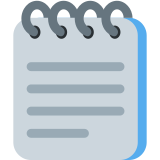 Blocco per appunti con spirale - Twitter / X