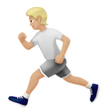 persona che corre: carnagione abbastanza chiara