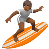 persona che fa surf: carnagione abbastanza scura