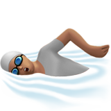 persona che nuota: carnagione olivastra