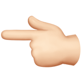 indice verso sinistra: carnagione chiara