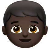 bambino: carnagione scura