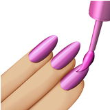 smalto per unghie: carnagione abbastanza chiara