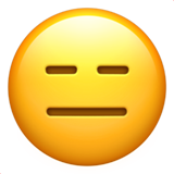Emoji inespressivo