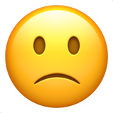 Emoji afflitto