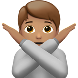 persona che fa segno di no: carnagione olivastra