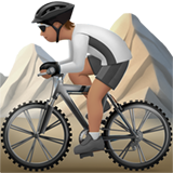 ciclista di mountain bike: carnagione olivastra