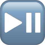 Pulsante di riproduzione/pausa emoji