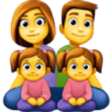 Famiglia: uomo, donna, bambina e bambina - Facebook