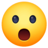 Faccina con bocca aperta - Facebook