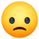 Faccina leggermente imbronciata - Facebook