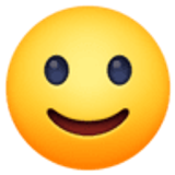 Faccina con sorriso accennato - Facebook
