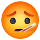 Faccina con termometro - Facebook