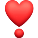 Punto esclamativo a cuore - Facebook