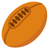 Pallone da rugby - Noto Color Emoji
