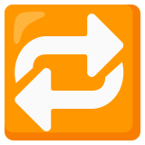 Pulsante di ripetizione della riproduzione - Noto Color Emoji