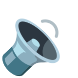 Altoparlante a volume intermedio - Noto Color Emoji
