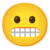 Faccina con smorfia - Noto Color Emoji