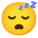 Faccina che dorme - Noto Color Emoji