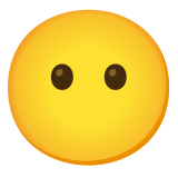 Faccina senza bocca - Noto Color Emoji