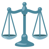 Bilancia a doppio piatto - Noto Color Emoji