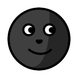 Faccina luna nuova - OpenMoji