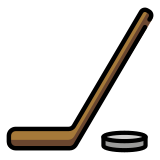 Hockey su ghiaccio - OpenMoji