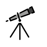 Telescopio - OpenMoji