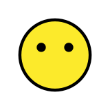 Faccina senza bocca - OpenMoji