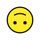 Faccina sottosopra - OpenMoji