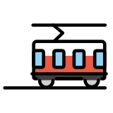 Vagone del tram - OpenMoji