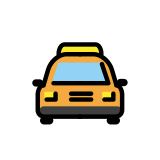 Taxi in arrivo - OpenMoji