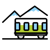 Ferrovia di montagna - OpenMoji
