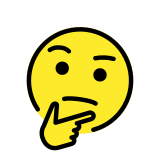 Faccina concentrata - OpenMoji