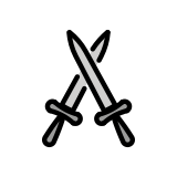 Spade incrociate - OpenMoji