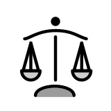 Bilancia a doppio piatto - OpenMoji