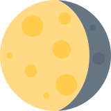 Luna gibbosa calante - Twitter / X