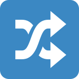 Pulsante di riproduzione casuale - Twitter / X