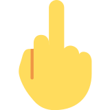 Dito medio - Twitter / X