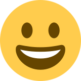 Faccina con un gran sorriso - Twitter / X